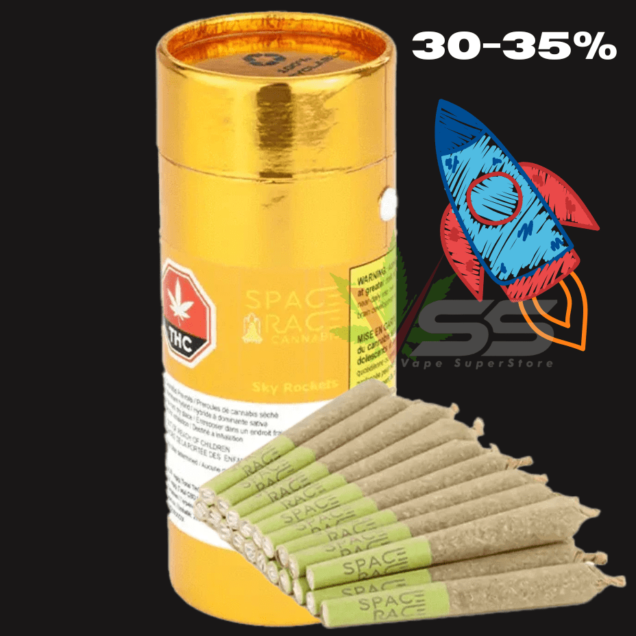 Space Race Sky Rockets Pre-rolls 20x0.4g Morden Vape SuperStore and Cannabis Manitoba Canada