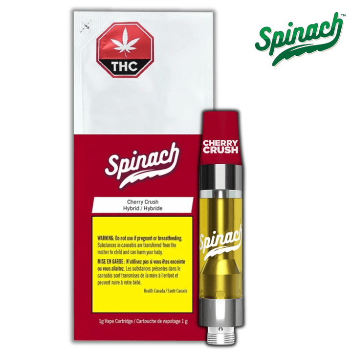 Spinach - Cherry Crush Liquid Diamonds Vape Cartridge - 1g Morden Vape SuperStore and Cannabis Manitoba Canada