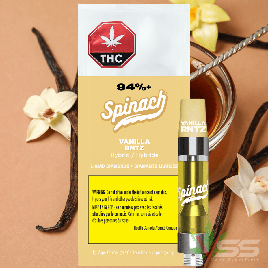 Spinach - Vanilla RNTZ Liquid Diamonds Vape Cartridge - 1g - Morden Vape SuperStore & Cannabis Spinach - Vanilla RNTZ Liquid Diamonds Vape Cartridge - 1g - Morden Vape SuperStore & Cannabis