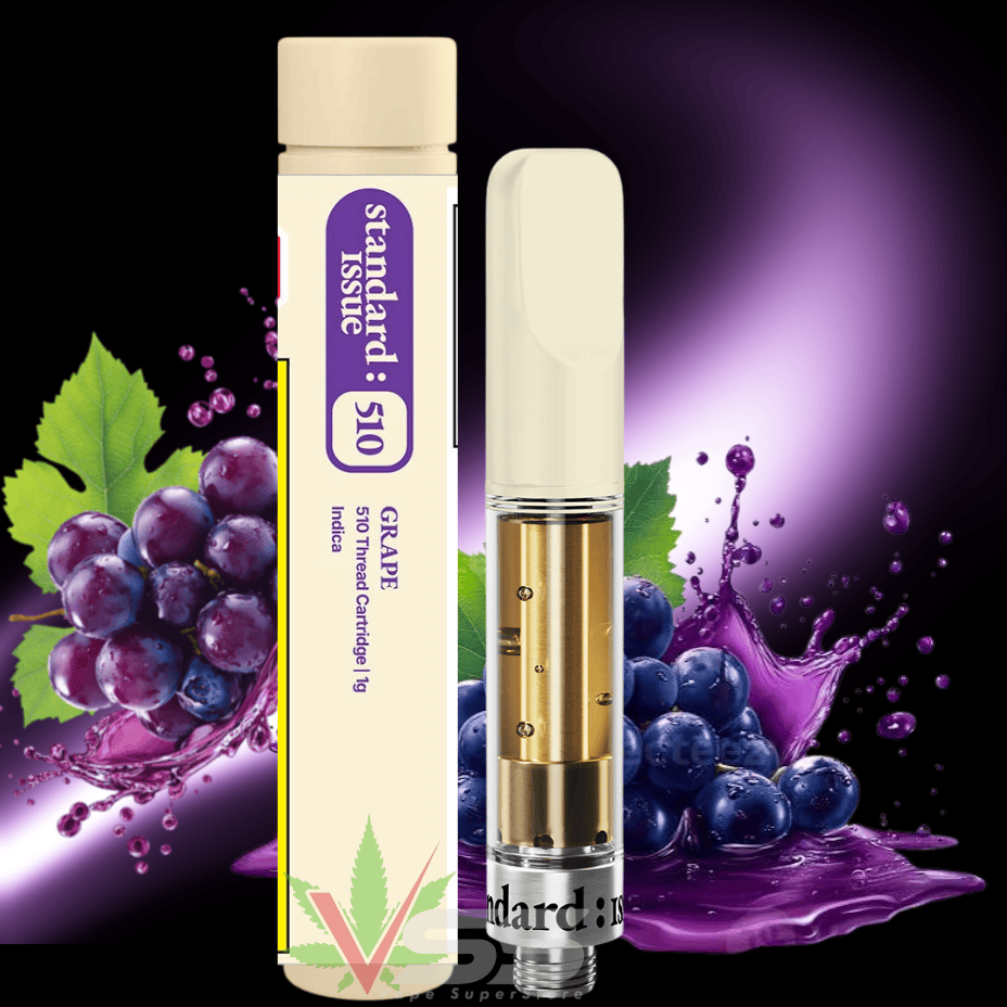 Standard Issue Grape Indica 510 Cart - 1g Morden Vape SuperStore and Cannabis Manitoba Canada