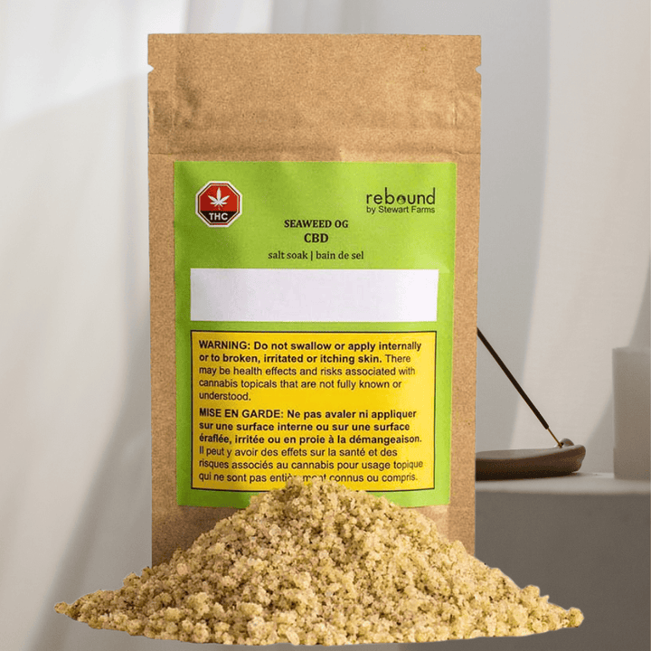 Stewart Farms - Seaweed OG CBD Bath Soak - 125g Morden Vape SuperStore and Cannabis Manitoba Canada