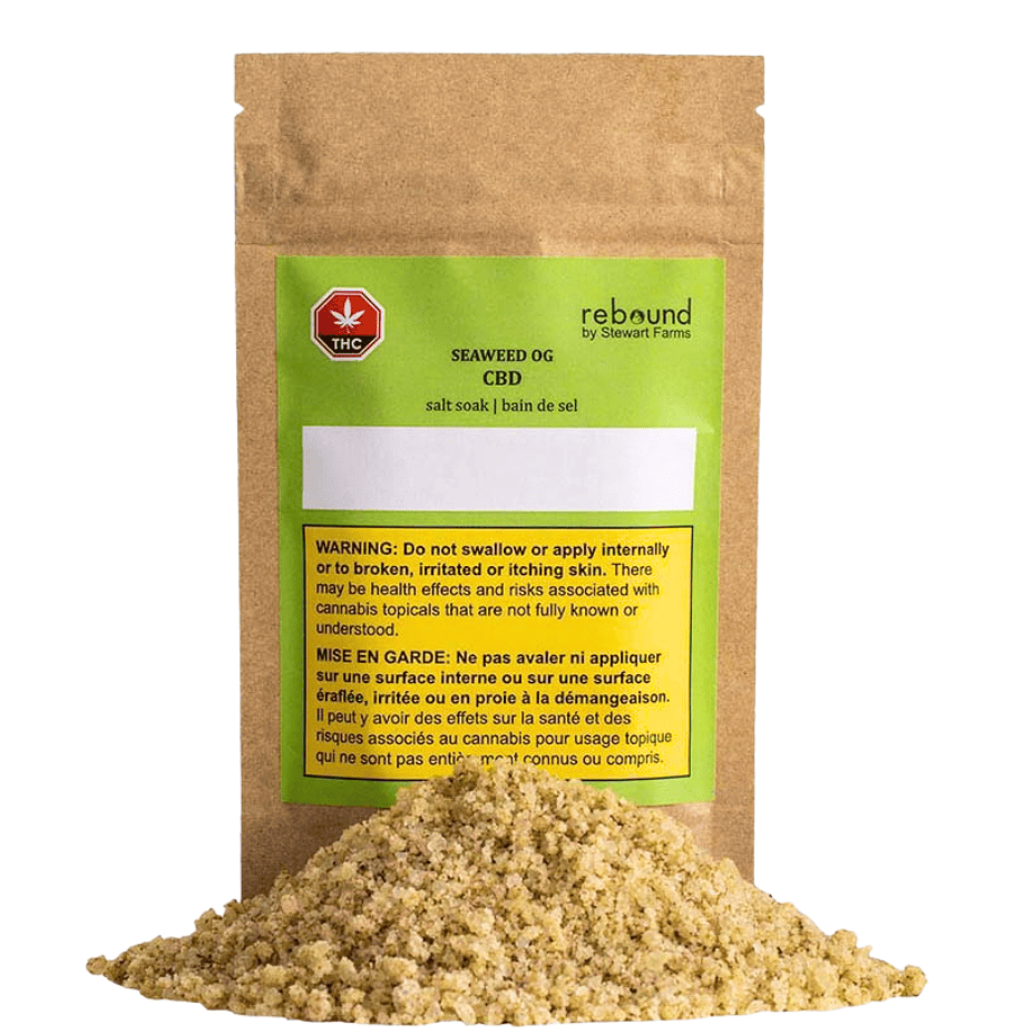 Stewart Farms - Seaweed OG CBD Bath Soak - 125g Morden Vape SuperStore and Cannabis Manitoba Canada