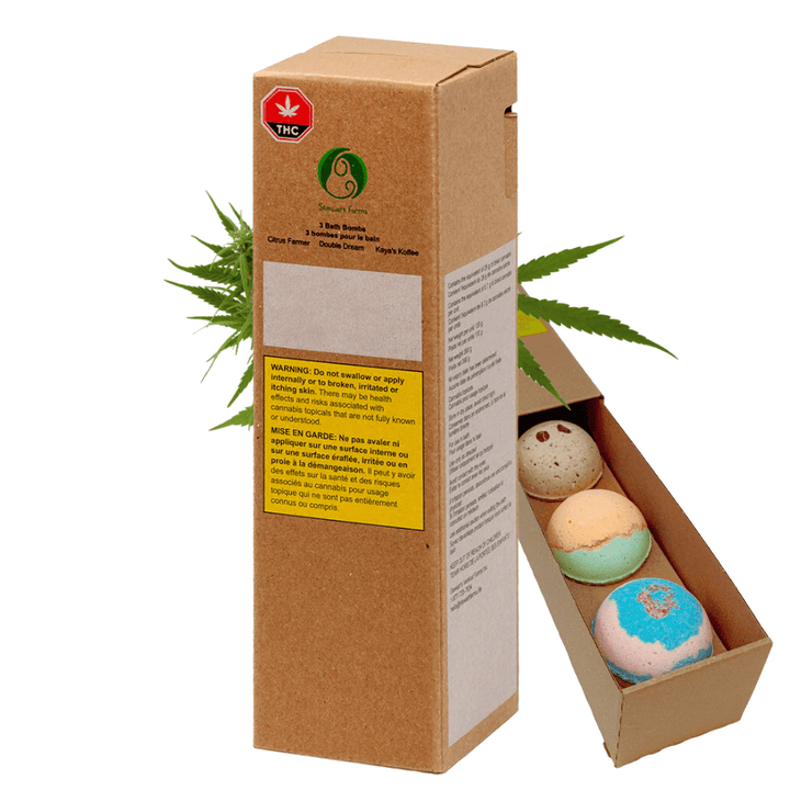 Stewart Farms Triple Pack THC Bath Bombs 1:1 - 3x130g Morden Vape SuperStore and Cannabis Manitoba Canada
