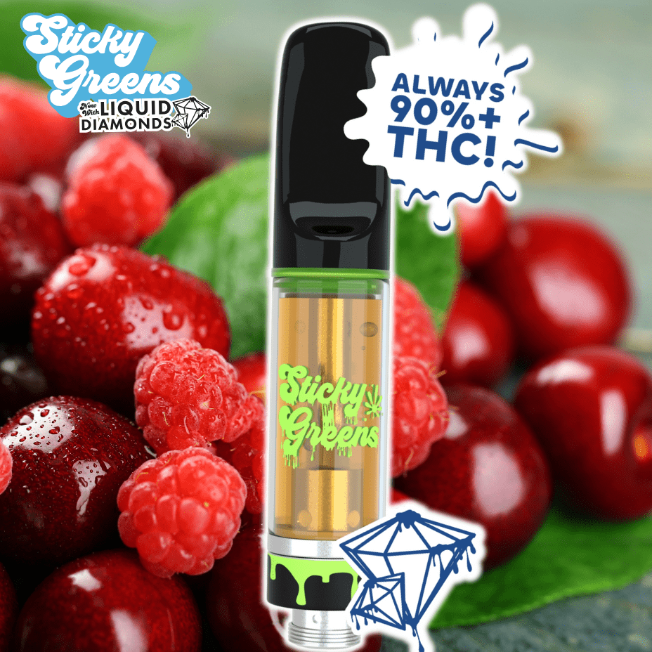 Sticky Greens The Twizz Liquid Diamond Cartridge-1g 1g Morden Vape SuperStore and Cannabis Manitoba Canada