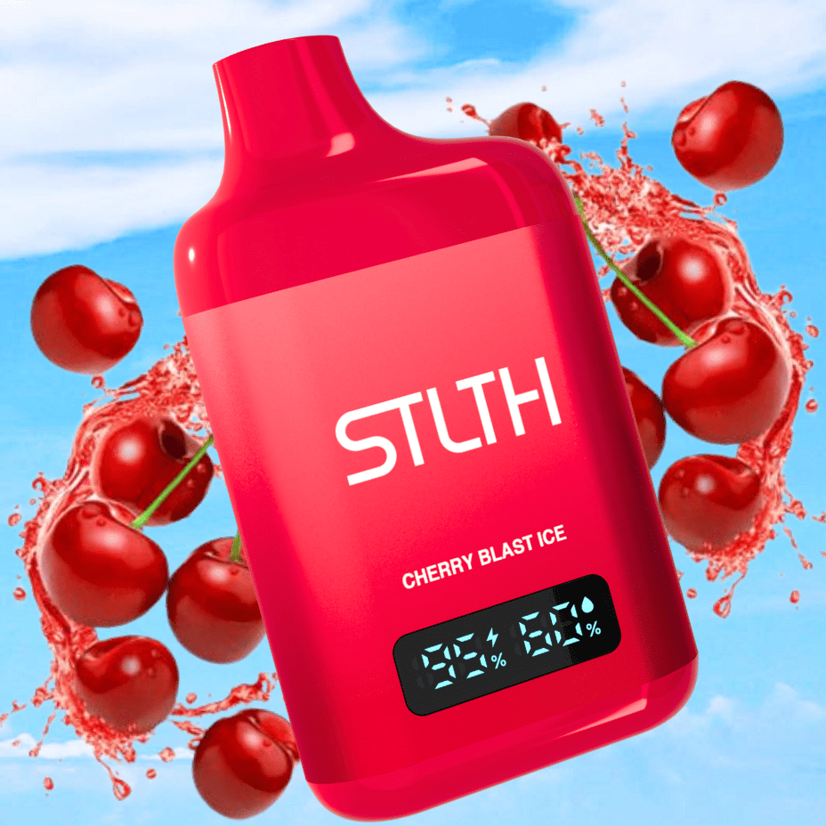 STLTH Eco Box Disposable Vape - Cherry Blast Ice 10mL / 20mg Morden Vape SuperStore and Cannabis Manitoba Canada