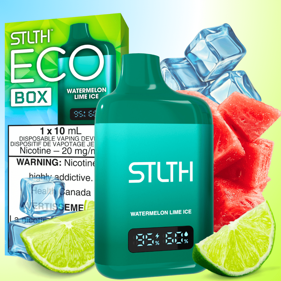STLTH Eco Box Disposable Vape - Watermelon Lime Ice 10ml / 20mg Morden Vape SuperStore and Cannabis Manitoba Canada