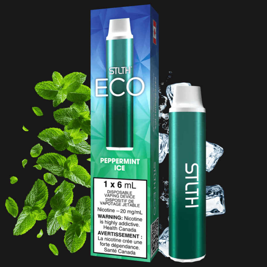 STLTH Eco Disposable Vape 6mL - Peppermint Ice Morden Vape SuperStore and Cannabis Manitoba Canada