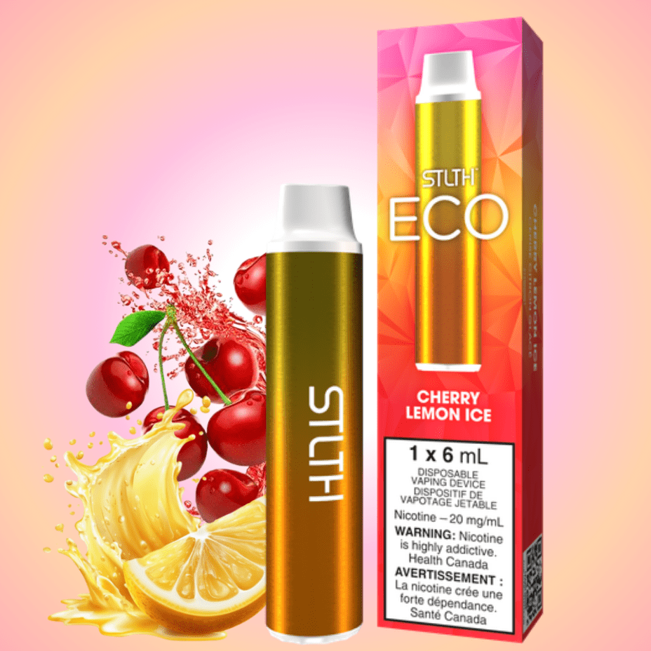 STLTH Eco Disposable Vape - Cherry Lemon Ice 20mg Morden Vape SuperStore and Cannabis Manitoba Canada