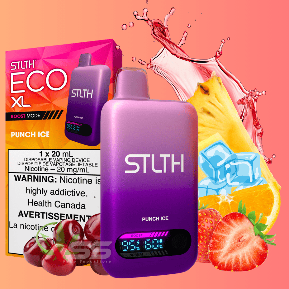 STLTH Eco XL Disposable Vape - Punch Ice Morden Vape SuperStore and Cannabis Manitoba Canada