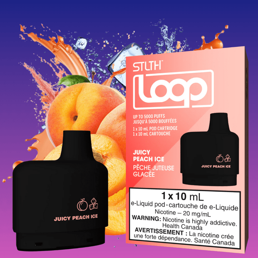 Stlth Loop Closed Pod Systems 20mg / 5000Puffs STLTH Loop Pods-Juicy Peach Ice-Morden Vape SuperStore & Cannabis CA