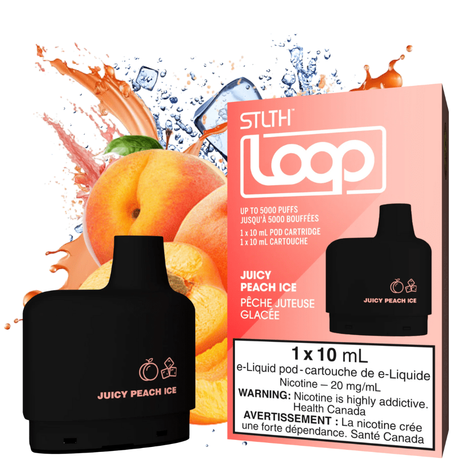Stlth Loop Closed Pod Systems 20mg / 5000Puffs STLTH Loop Pods-Juicy Peach Ice-Morden Vape SuperStore & Cannabis CA