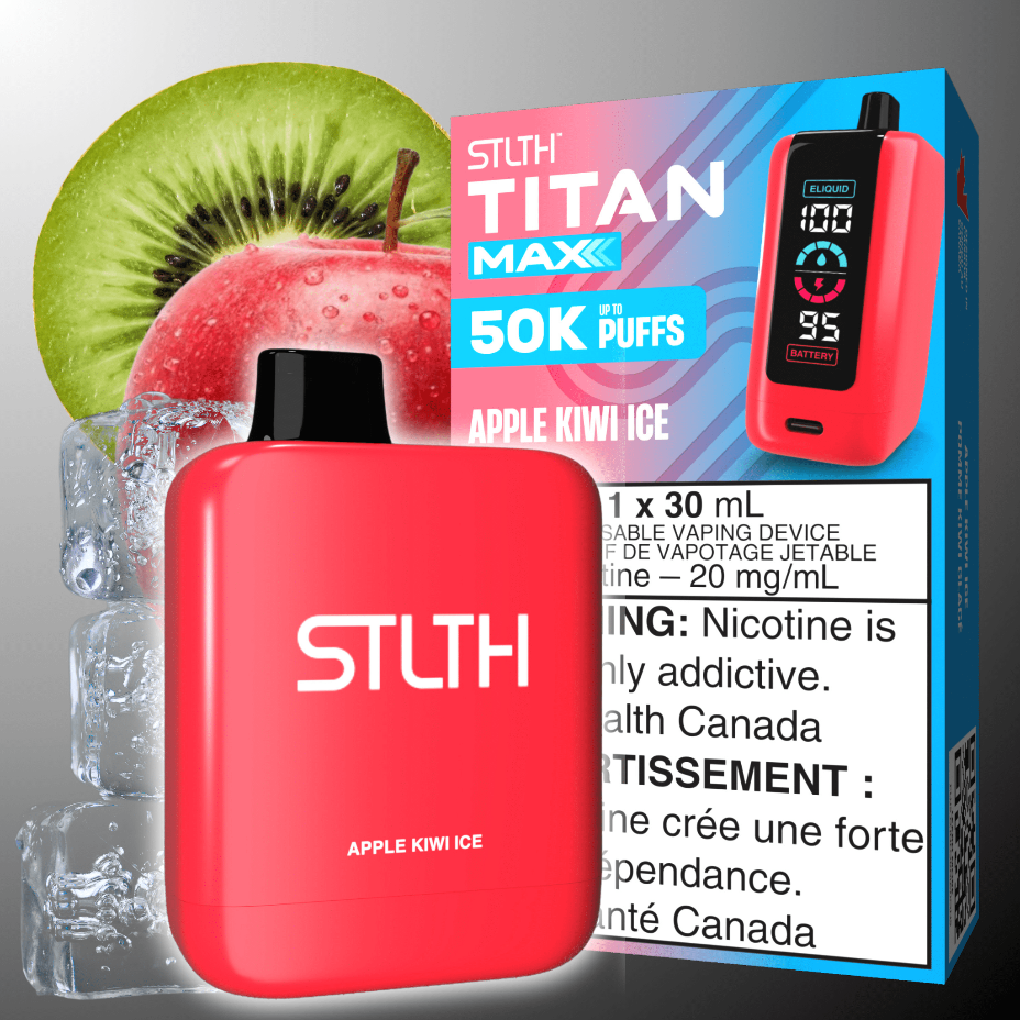 STLTH Titan Max 50k Disposable Vape-Apple Kiwi Ice in Manitoba - Morden Vape  SuperStore & Cannabis