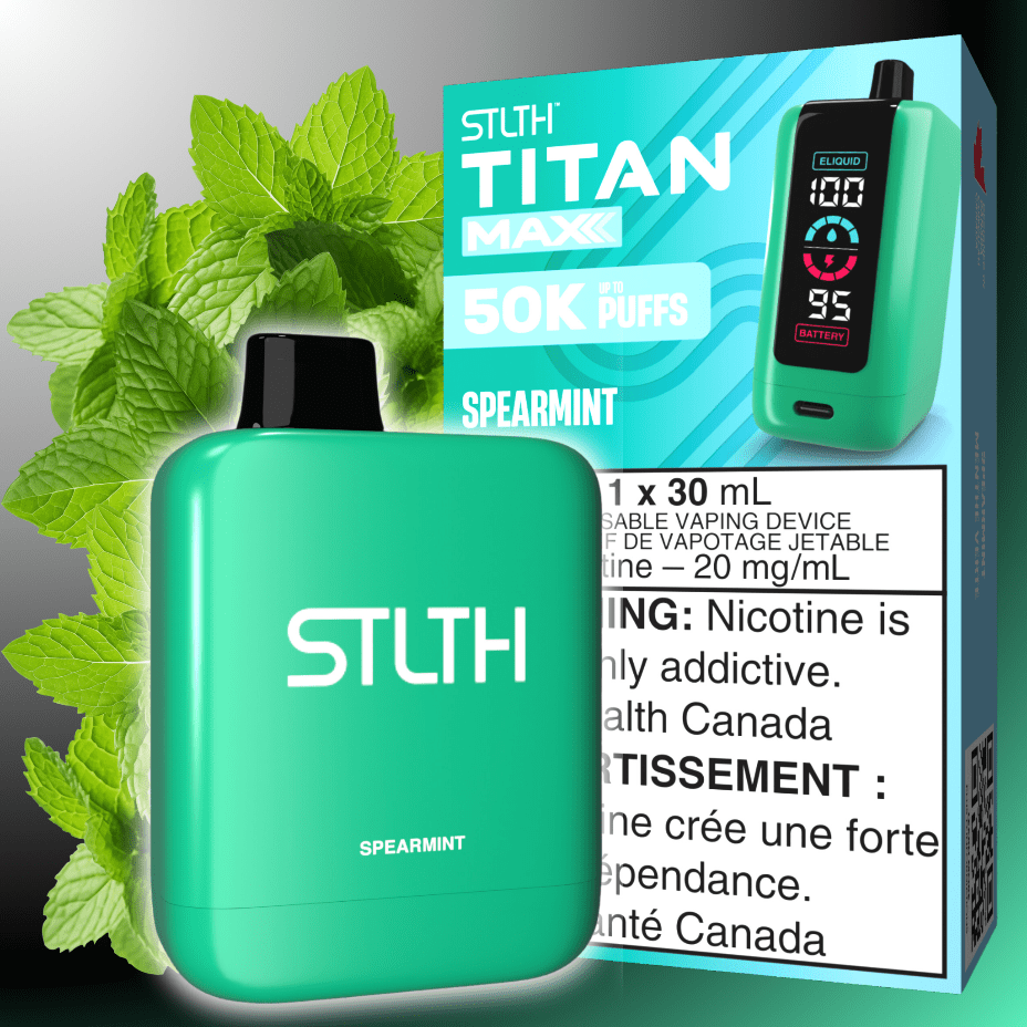 STLTH Titan Max 50k Disposable Vape-Spearmint in Morden MB