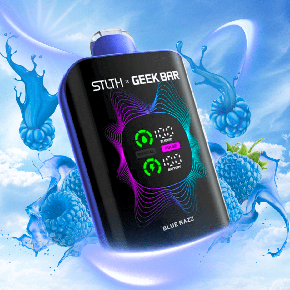 STLTH x Geek Bar 80K Disposable Vape-Blue Razz 20mg / 80000 Puffs Morden Vape SuperStore and Cannabis Manitoba Canada