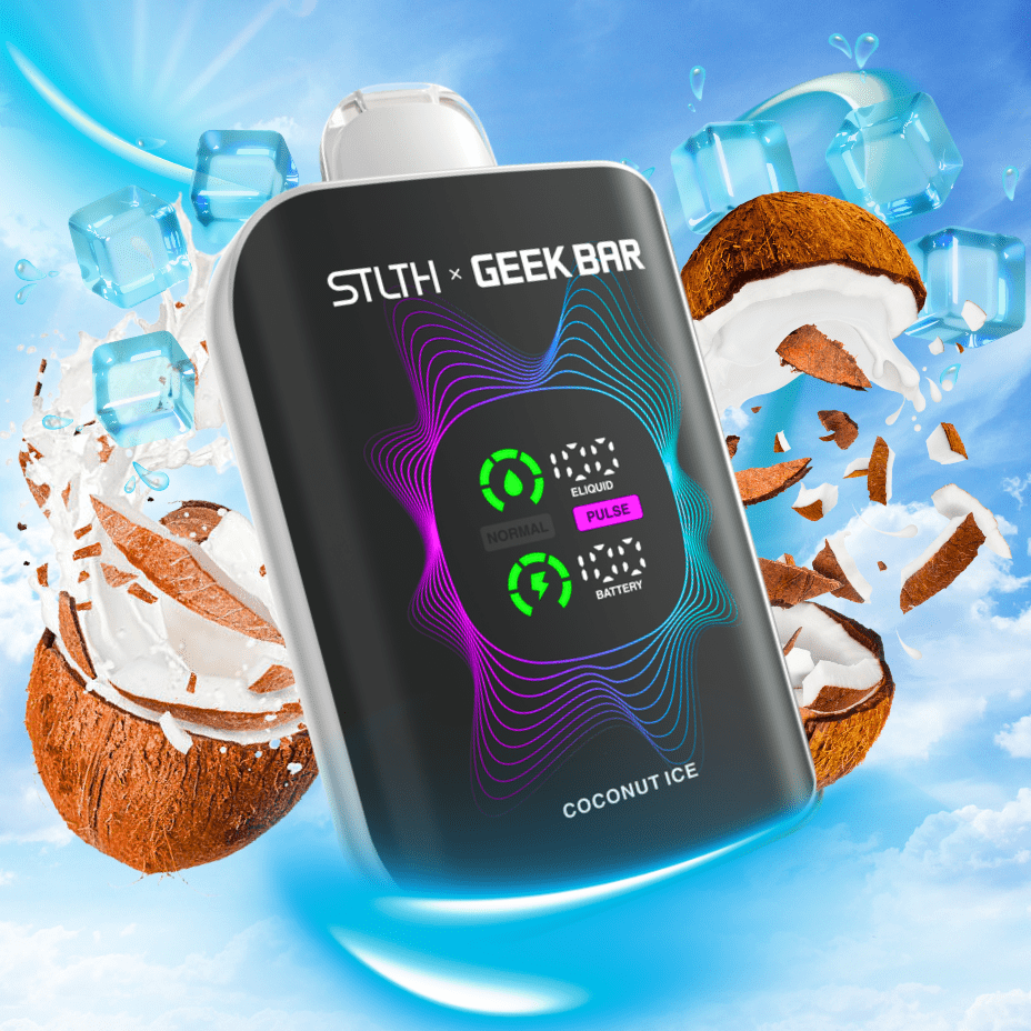 STLTH x Geek Bar 80K Disposable Vape-Coconut Ice 20mg / 80000 Puffs Morden Vape SuperStore and Cannabis Manitoba Canada
