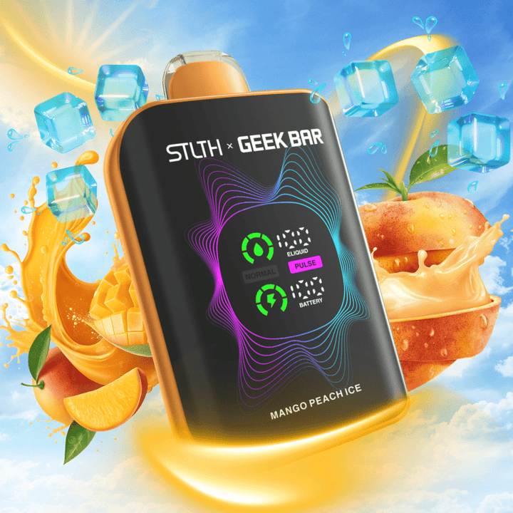 STLTH x Geek Bar 80K Disposable Vape-Mango Peach Ice 20mg / 80000 Puffs Morden Vape SuperStore and Cannabis Manitoba Canada