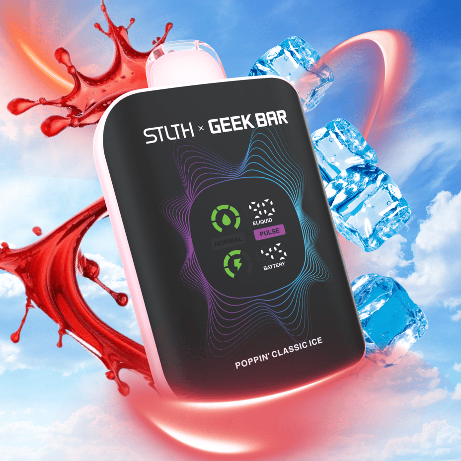 STLTH x Geek Bar 80K Disposable Vape - Poppin' Classic Ice 80000 Puffs / 20mg Morden Vape SuperStore and Cannabis Manitoba Canada