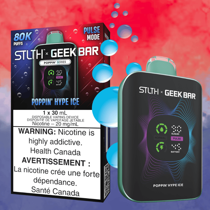 STLTH x Geek Bar 80K Disposable Vape - Poppin&