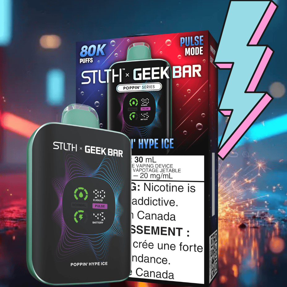STLTH x Geek Bar 80K Disposable Vape - Poppin' Hype Ice 80000 Puffs / 20mg Morden Vape SuperStore and Cannabis Manitoba Canada