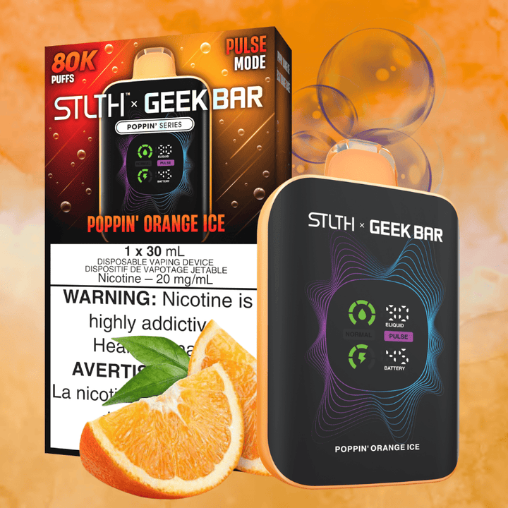STLTH x Geek Bar 80K Disposable Vape - Poppin&
