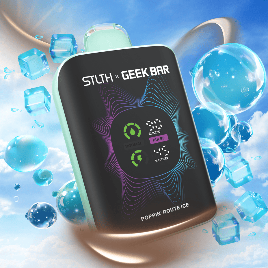 STLTH x Geek Bar 80K Disposable Vape - Poppin' Route Ice 80000 Puffs / 20mg Morden Vape SuperStore and Cannabis Manitoba Canada