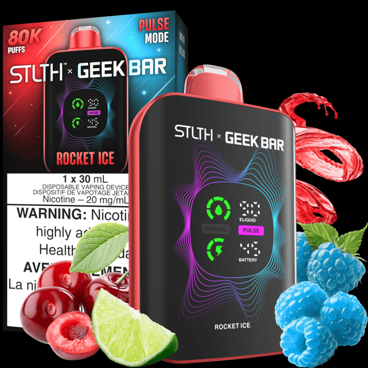 STLTH x Geek Bar 80K Disposable Vape - Rocket Ice 80000 Puffs / 20mg Morden Vape SuperStore and Cannabis Manitoba Canada