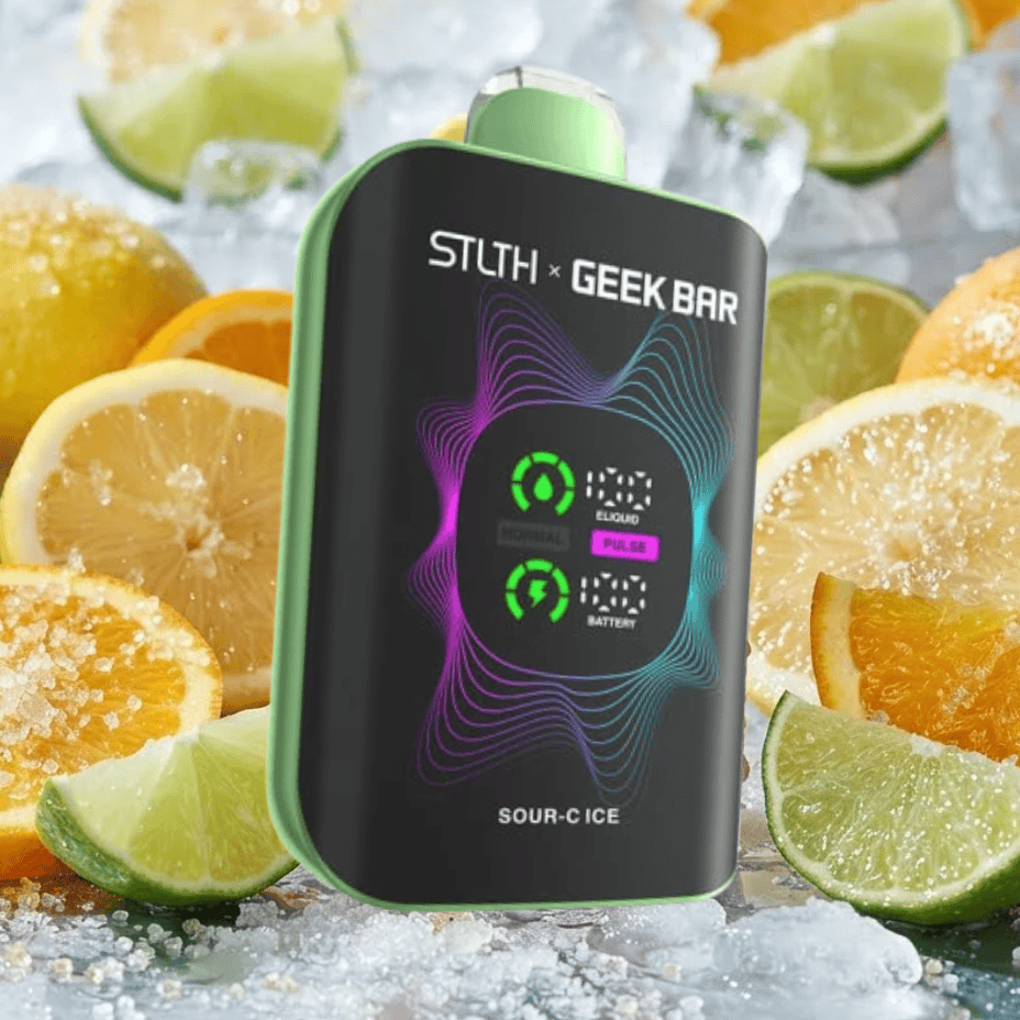 STLTH x Geek Bar 80K Disposable Vape-Sour-C Ice Morden Vape SuperStore and Cannabis Manitoba Canada