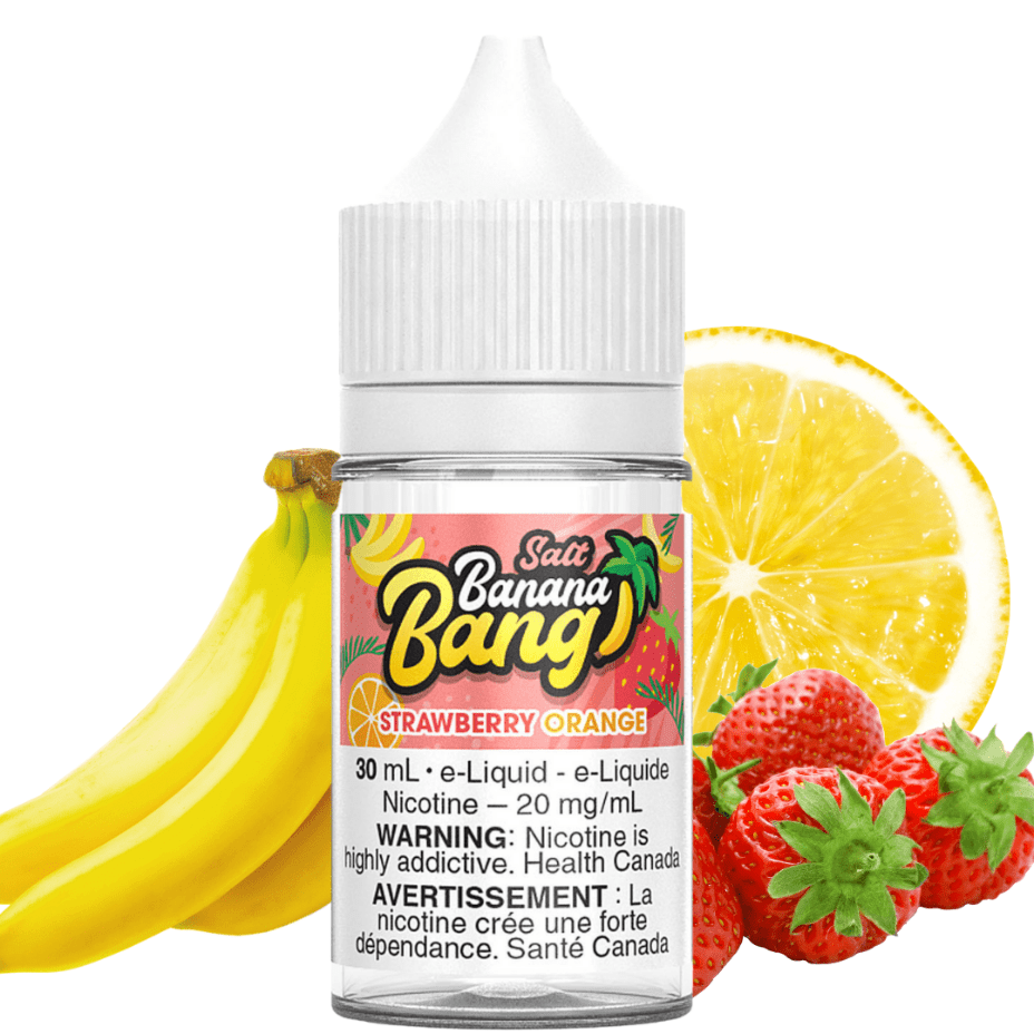 Strawberry Orange Salt by Banana Bang E-Liquid 12mg Morden Vape SuperStore and Cannabis Manitoba Canada