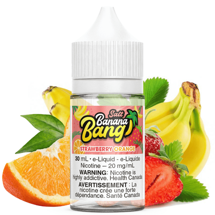 Strawberry Orange Salt by Banana Bang E-Liquid Morden Vape SuperStore and Cannabis Manitoba Canada