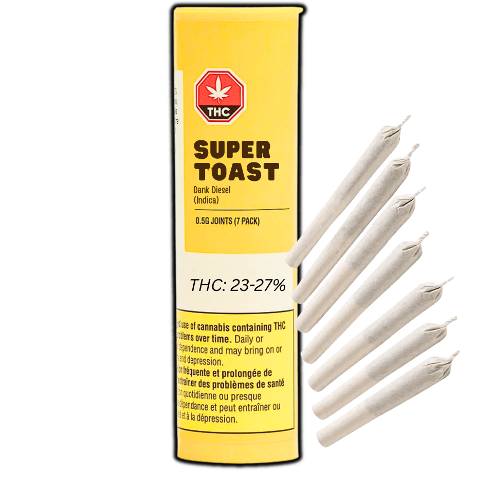 Super Toast Dank Diesel Hoagies Pre-rolls 7x0.5g 7x0.5g Morden Vape SuperStore and Cannabis Manitoba Canada