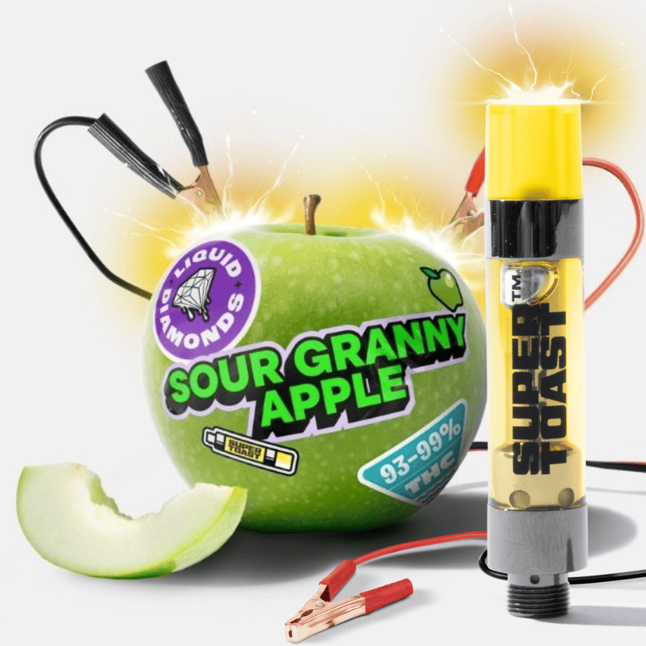 Super Toast Sour Granny Apple Vape Cartridge - 1g in Manitoba - Morden Vape SuperStore & Cannabis Super Toast Sour Granny Apple Vape Cartridge - 1g in Manitoba - Morden Vape SuperStore & Cannabis