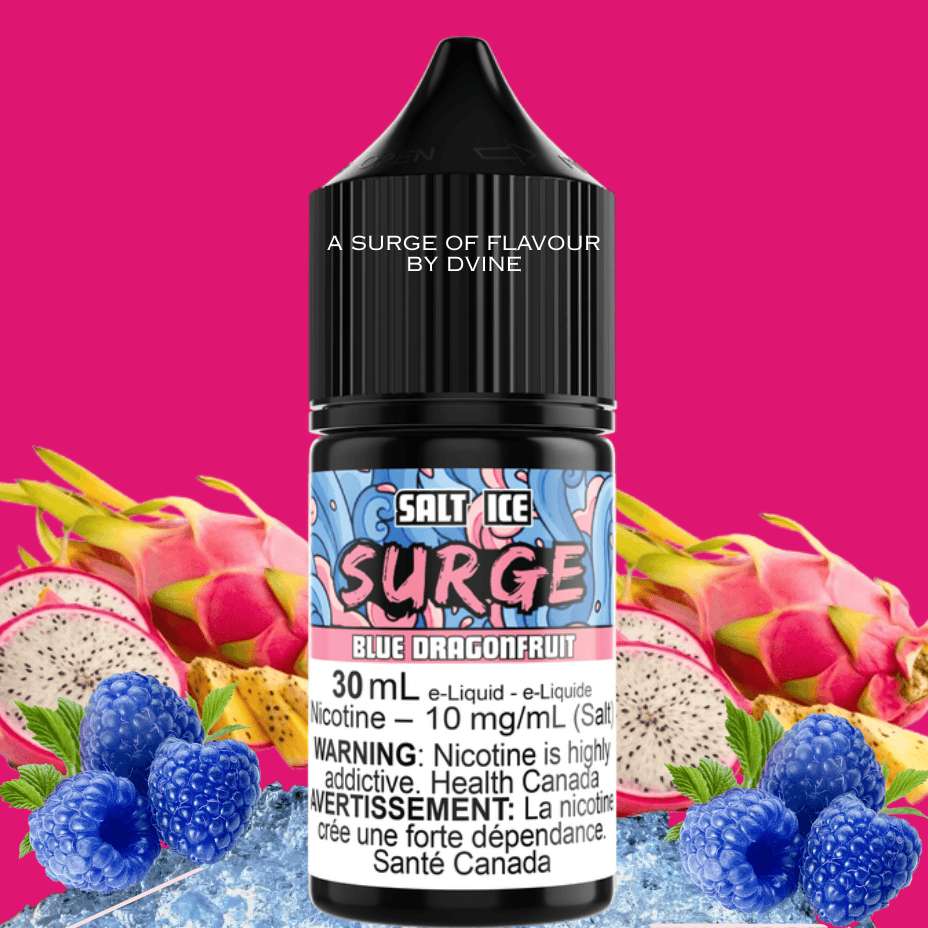Surge E-Liquid-Blue Dragonfruit Ice Salt 30ml Morden Vape SuperStore and Cannabis Manitoba Canada