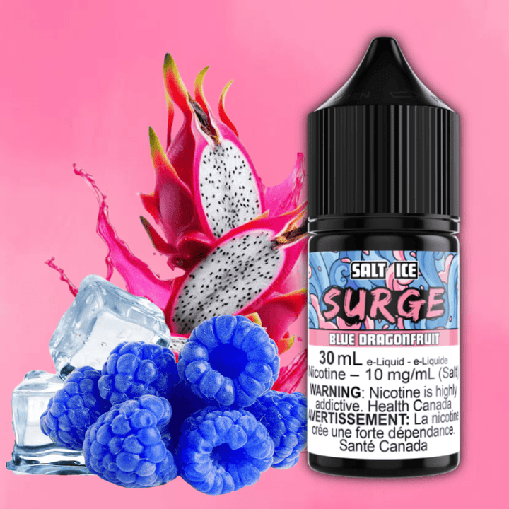Surge E-Liquid-Blue Dragonfruit Ice Salt 30ml Morden Vape SuperStore and Cannabis Manitoba Canada