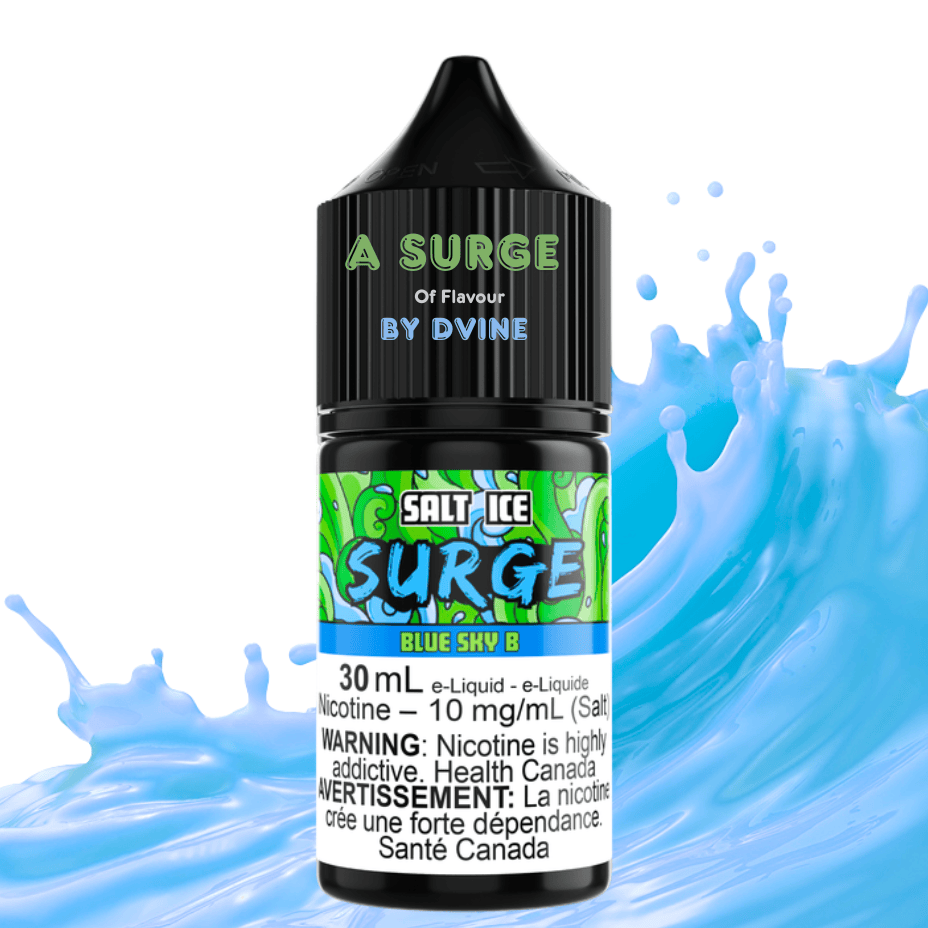 Surge E-Liquid-Blue Sky B Ice Salt 30ml Morden Vape SuperStore and Cannabis Manitoba Canada