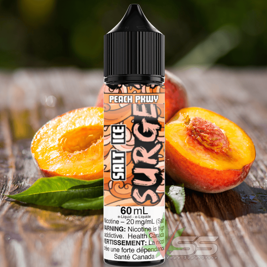 Surge E-liquid - Peach PKWY Salt Nicotine - 60mL Morden Vape SuperStore and Cannabis Manitoba Canada