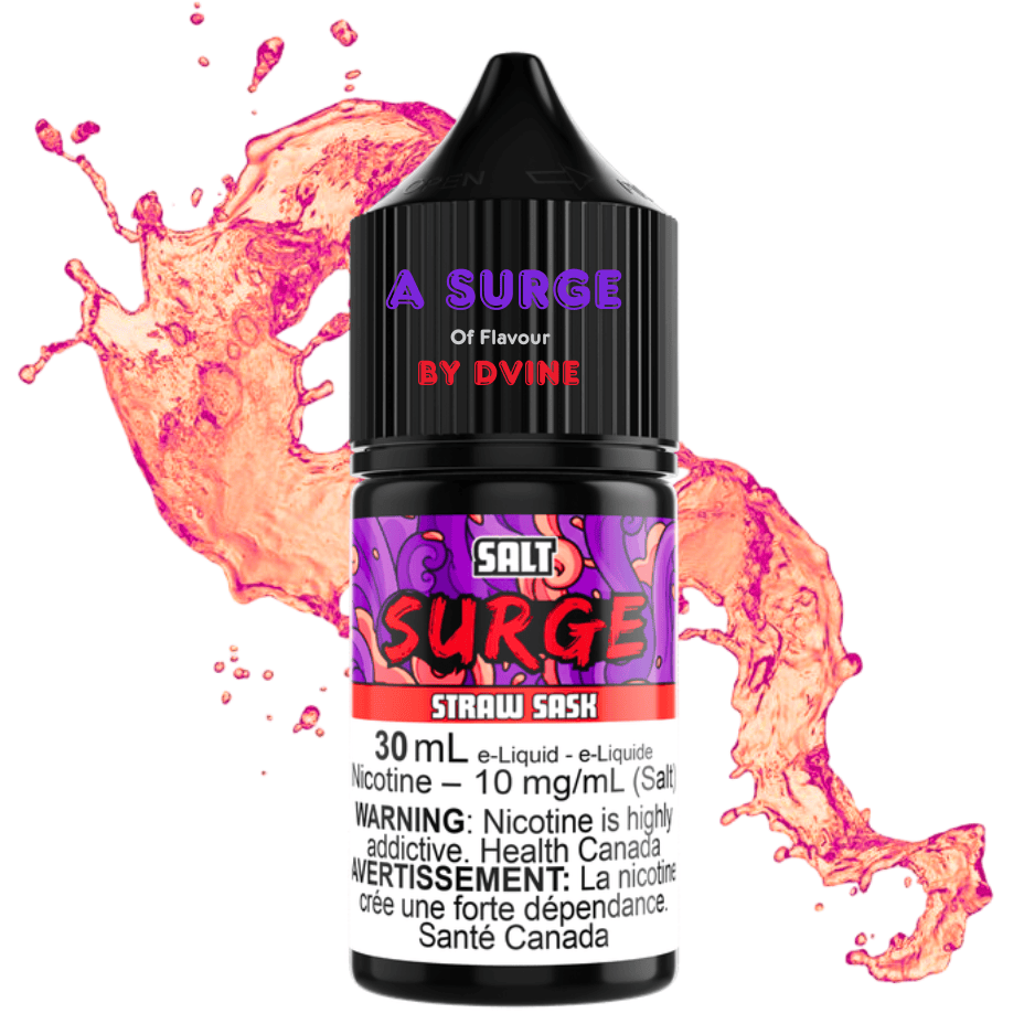 Surge E-Liquid-Straw Sask Salt 30ml Morden Vape SuperStore and Cannabis Manitoba Canada