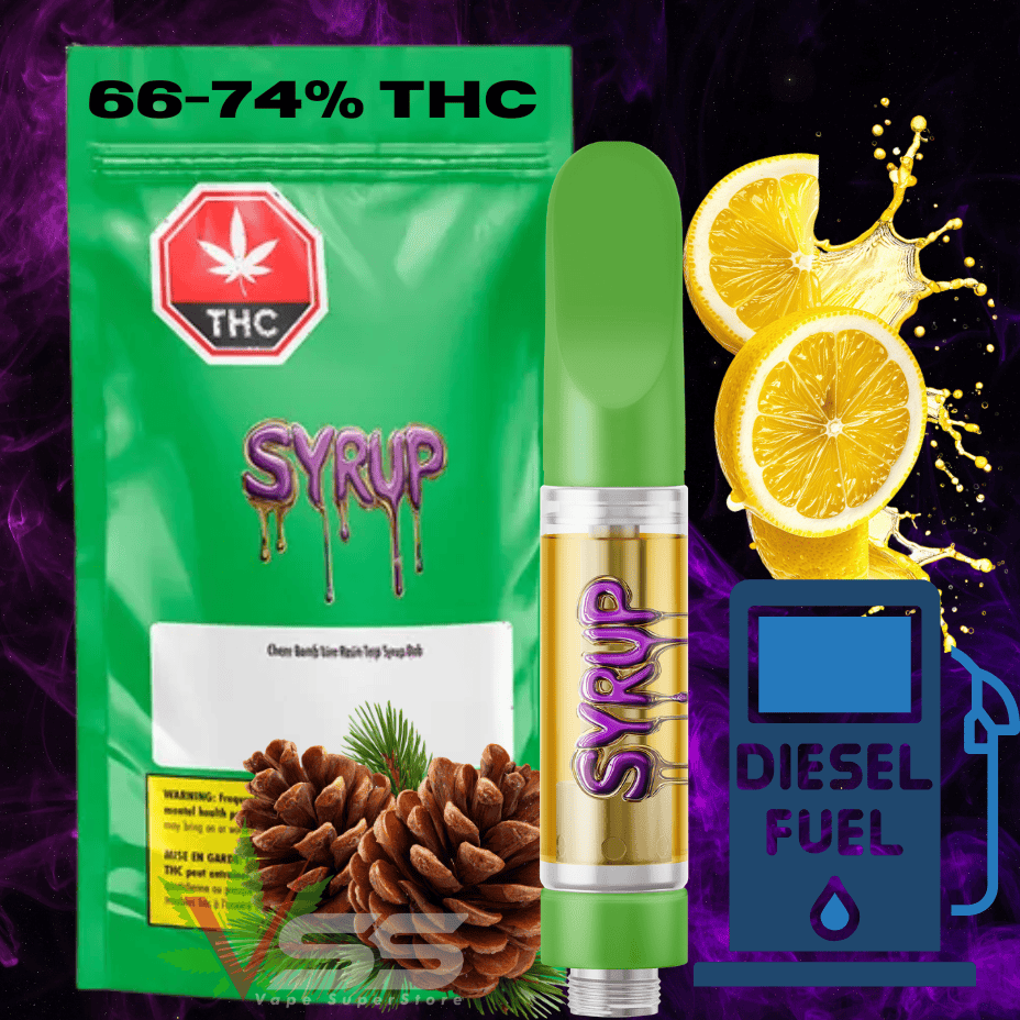 SYRUP Chem Bomb Live Terp Syrup Hybrid 510 Cart - 0.95g Morden Vape SuperStore and Cannabis Manitoba Canada