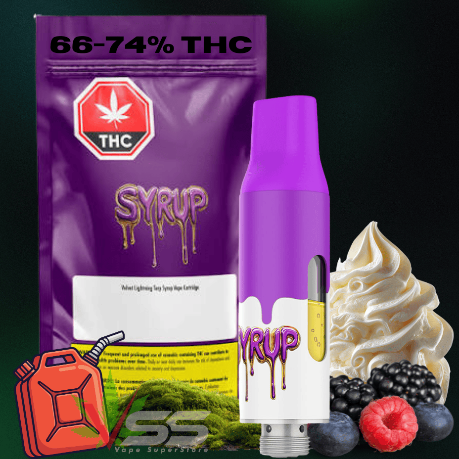 SYRUP Velvet Lightning Live Terp Syrup Indica 510 Cart - 0.95g Morden Vape SuperStore and Cannabis Manitoba Canada