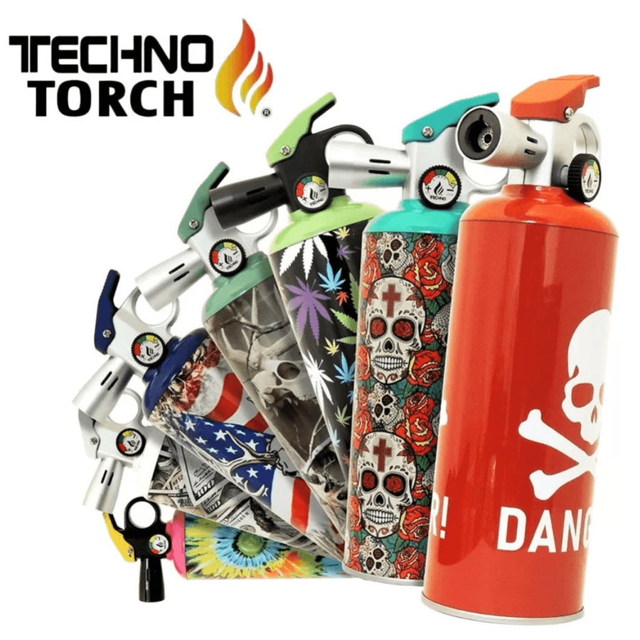 Techno Torches & Lighters Techno Fire Extinguisher Lighter Torch-Airdrie Vape SuperStore Alberta
