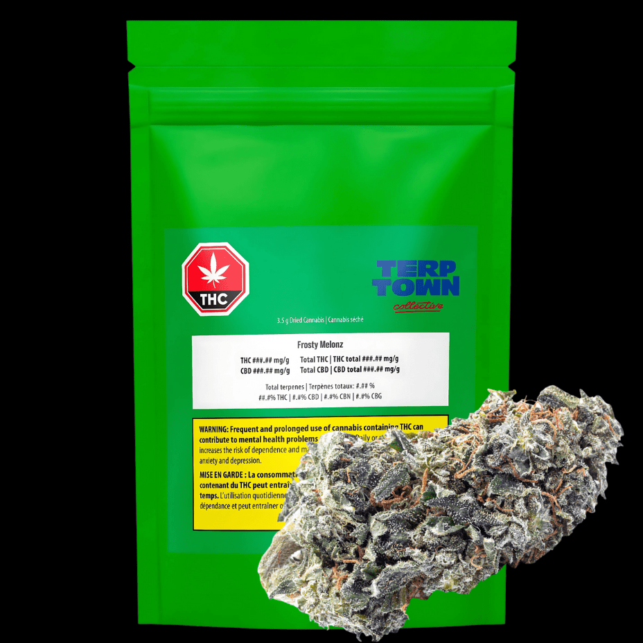 Terp Town Collective Frosty Melonz Flower - 3.5g 3.5g Morden Vape SuperStore and Cannabis Manitoba Canada