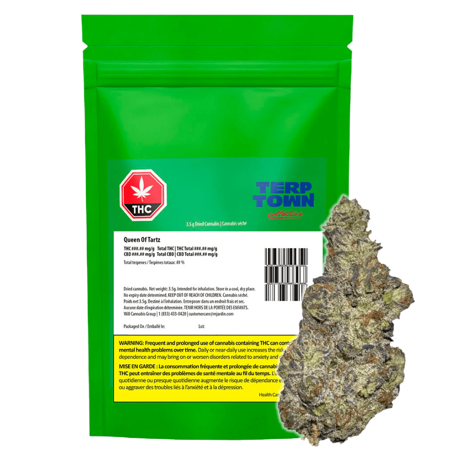 Terp Town Collective Queen of Tartz Flower - 3.5g 3.5g Morden Vape SuperStore and Cannabis Manitoba Canada