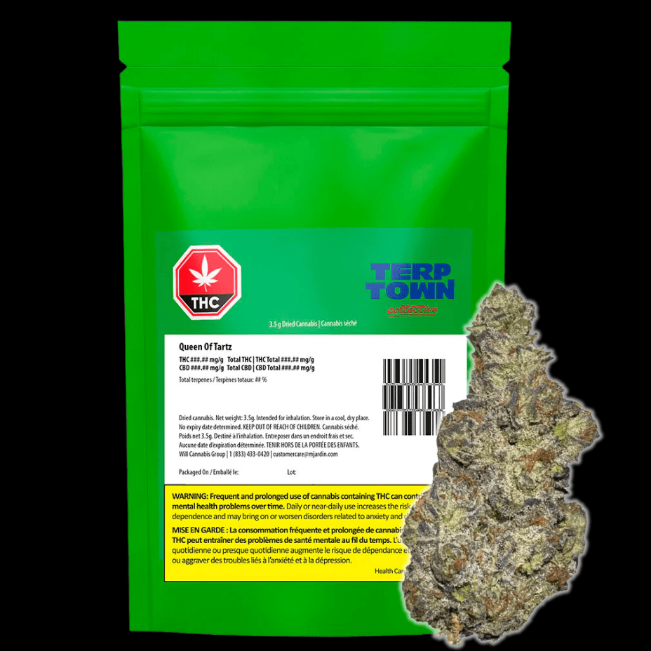 Terp Town Collective Queen of Tartz Flower - 3.5g 3.5g Morden Vape SuperStore and Cannabis Manitoba Canada