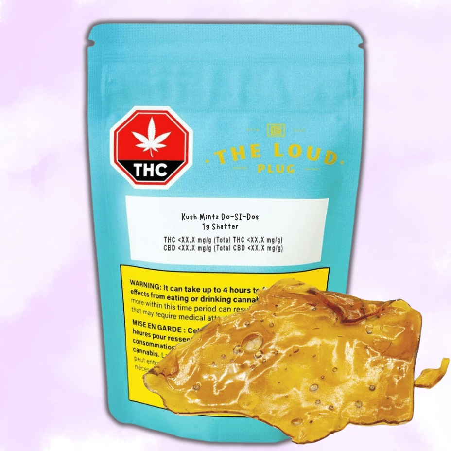The Loud Plug Kush Mintz DO-SI-DOS Shatter-1g Morden Vape SuperStore and Cannabis Manitoba Canada