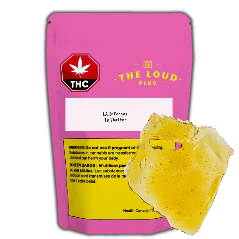 The Loud Plug LA Inferno Shatter - 1g Morden Vape SuperStore and Cannabis Manitoba Canada