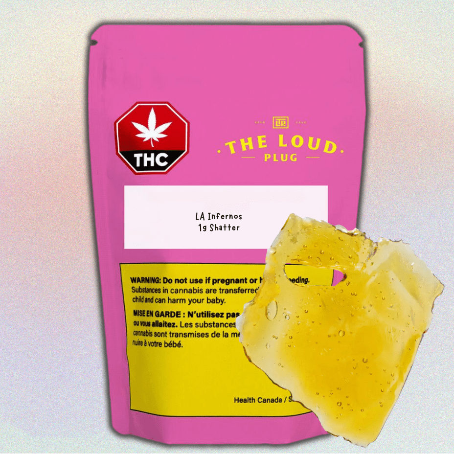 The Loud Plug LA Inferno Shatter - 1g Morden Vape SuperStore and Cannabis Manitoba Canada