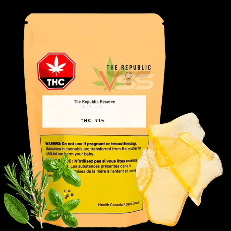 The Republic Reserve Shatter - 1g Morden Vape SuperStore and Cannabis Manitoba Canada