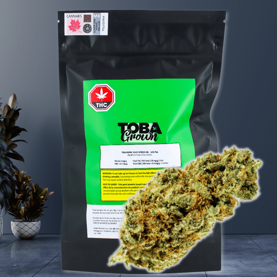 Toba Grown Hybrid Ounce Flower-28g 28g Morden Vape SuperStore and Cannabis Manitoba Canada