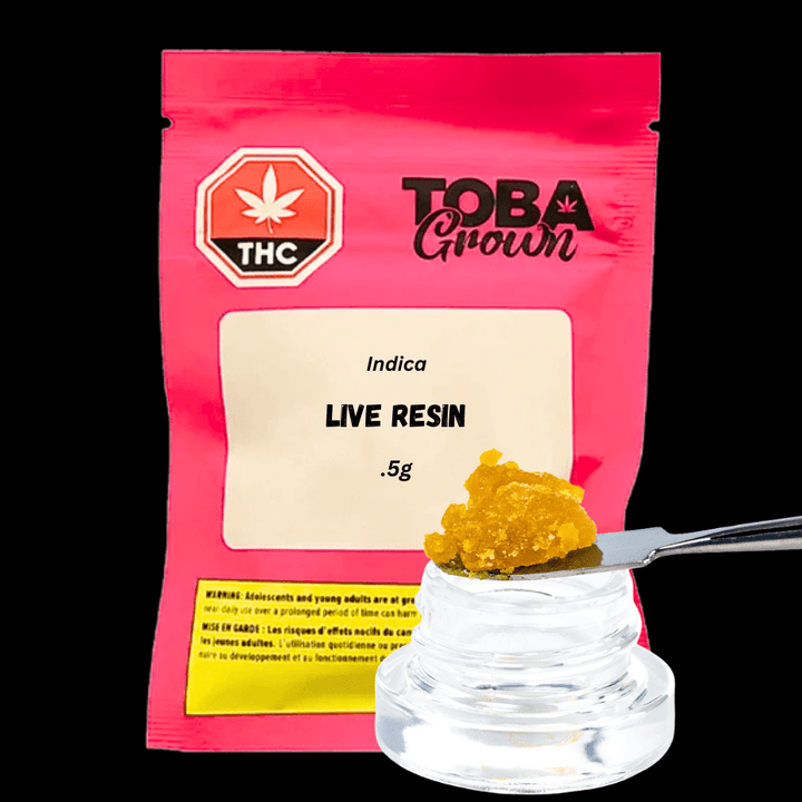 Toba Grown Live Resin - 0.5g Morden Vape SuperStore and Cannabis Manitoba Canada