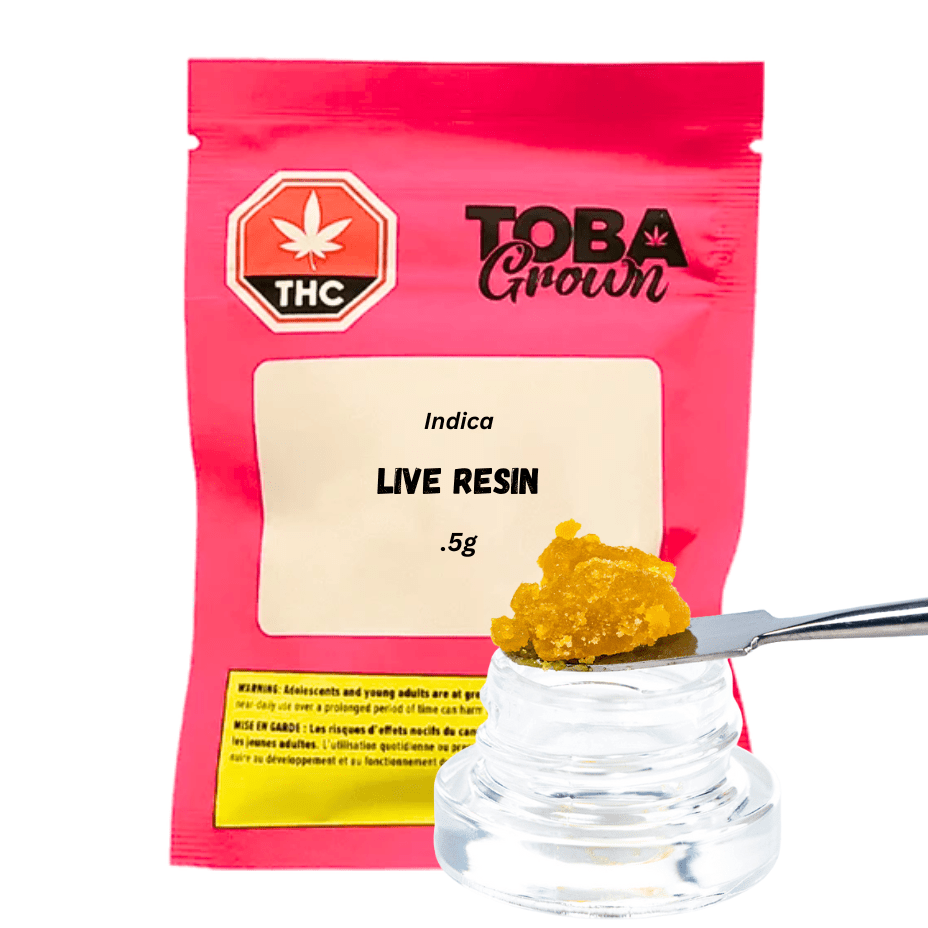Toba Grown Live Resin - 0.5g Morden Vape SuperStore and Cannabis Manitoba Canada