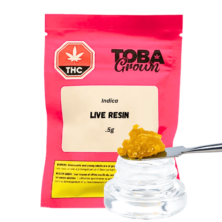 Toba Grown Live Resin - 0.5g Morden Vape SuperStore and Cannabis Manitoba Canada